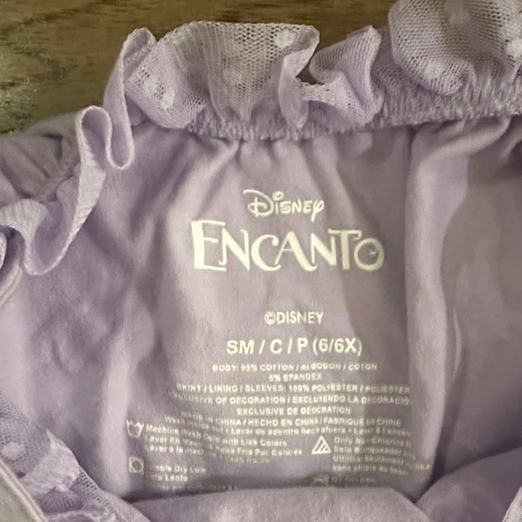 Disney Lavender ENCANTO Floral Dance Dress for Kids - Picture 3 of 4